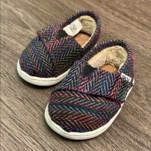 Multi Colored Tiny Toms Size 4 Toddler